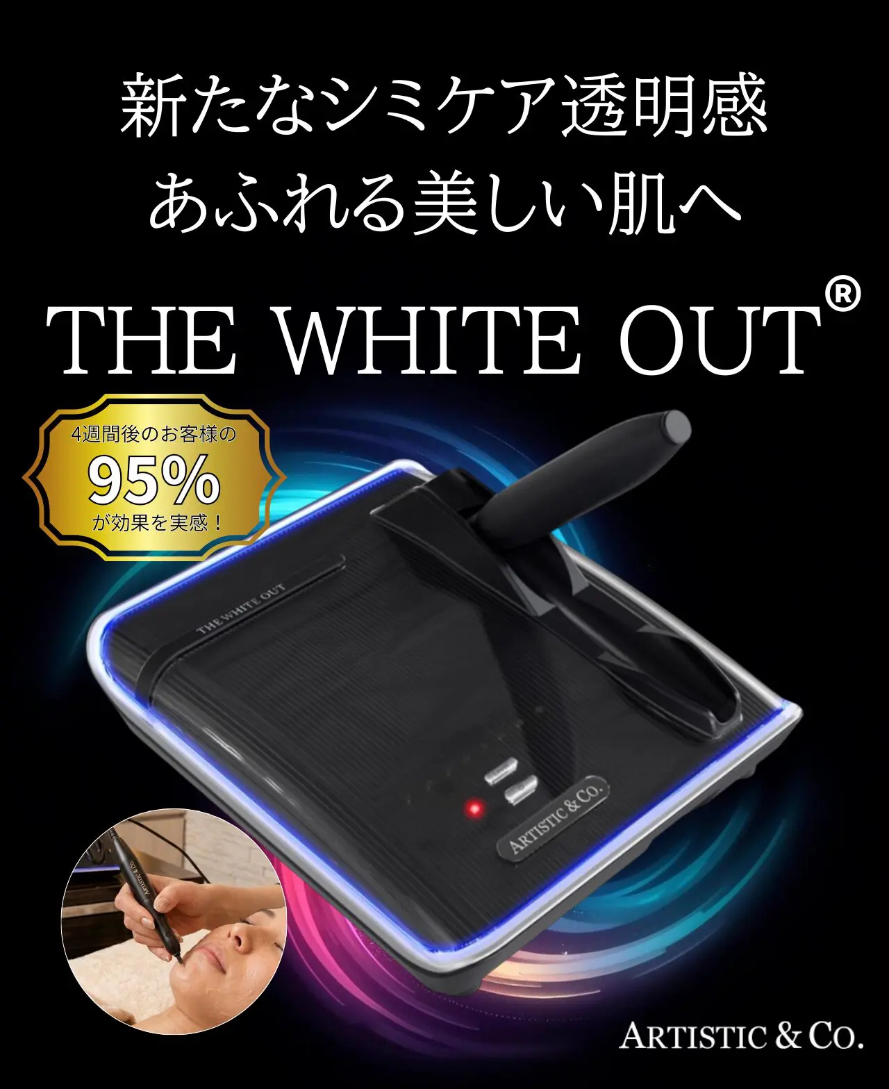 putelo 美容機器 ホワイト 最新のシミケア機器で売上アップ - Beauty alive株式会社