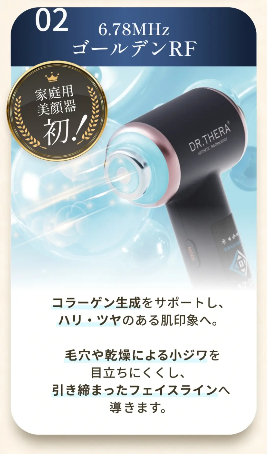 Dr.thera(ドクターテラ) LDM＋RF美顔器 - Beauty alive株式会社